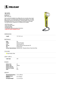 Thumbnail of document Data Sheet - 3610PL Little Ed™ Right Angle Light